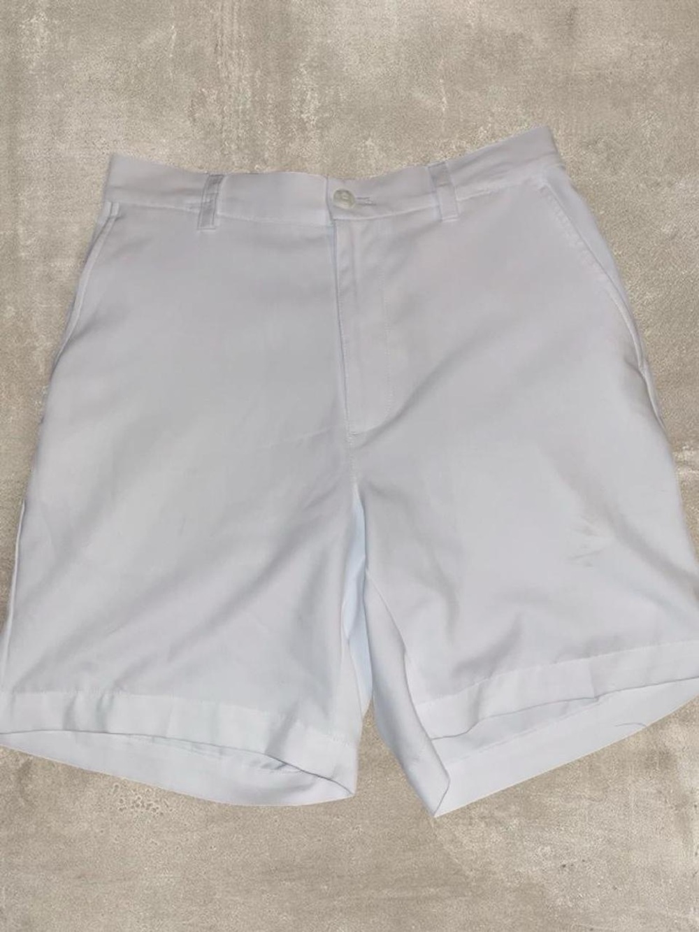 Roundtree & Yorke Performance White Golf Shorts Men’s Size 32